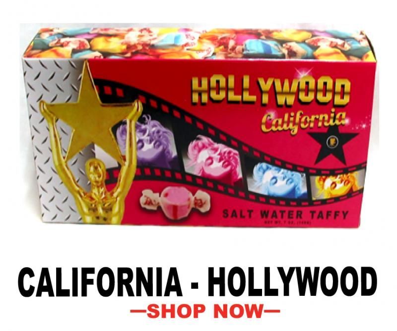 California-Hollywood souvenir sweets shop now