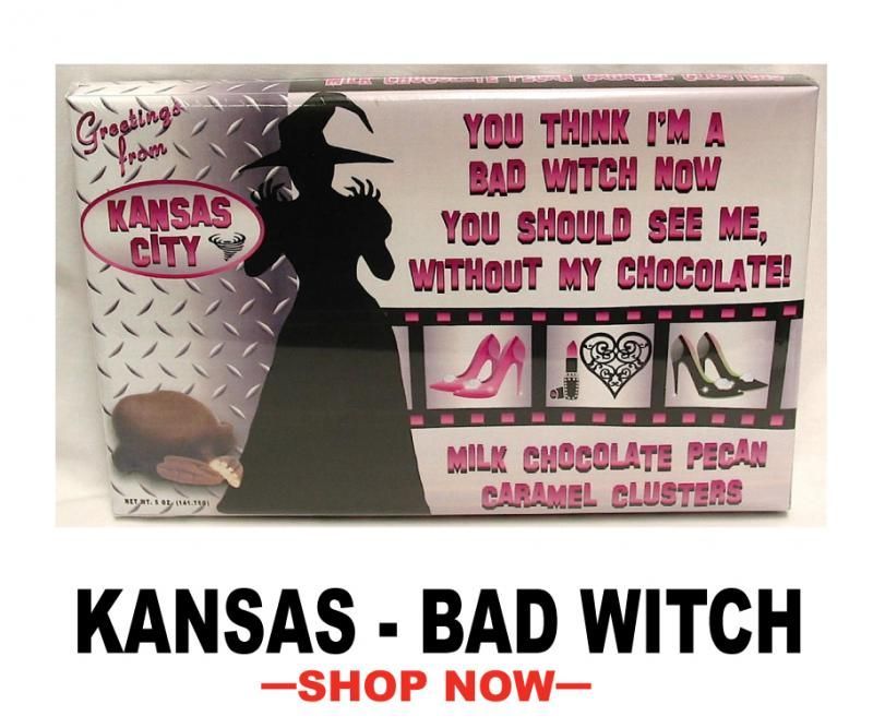 Bad Witch Kansas souvenir sweets shop now