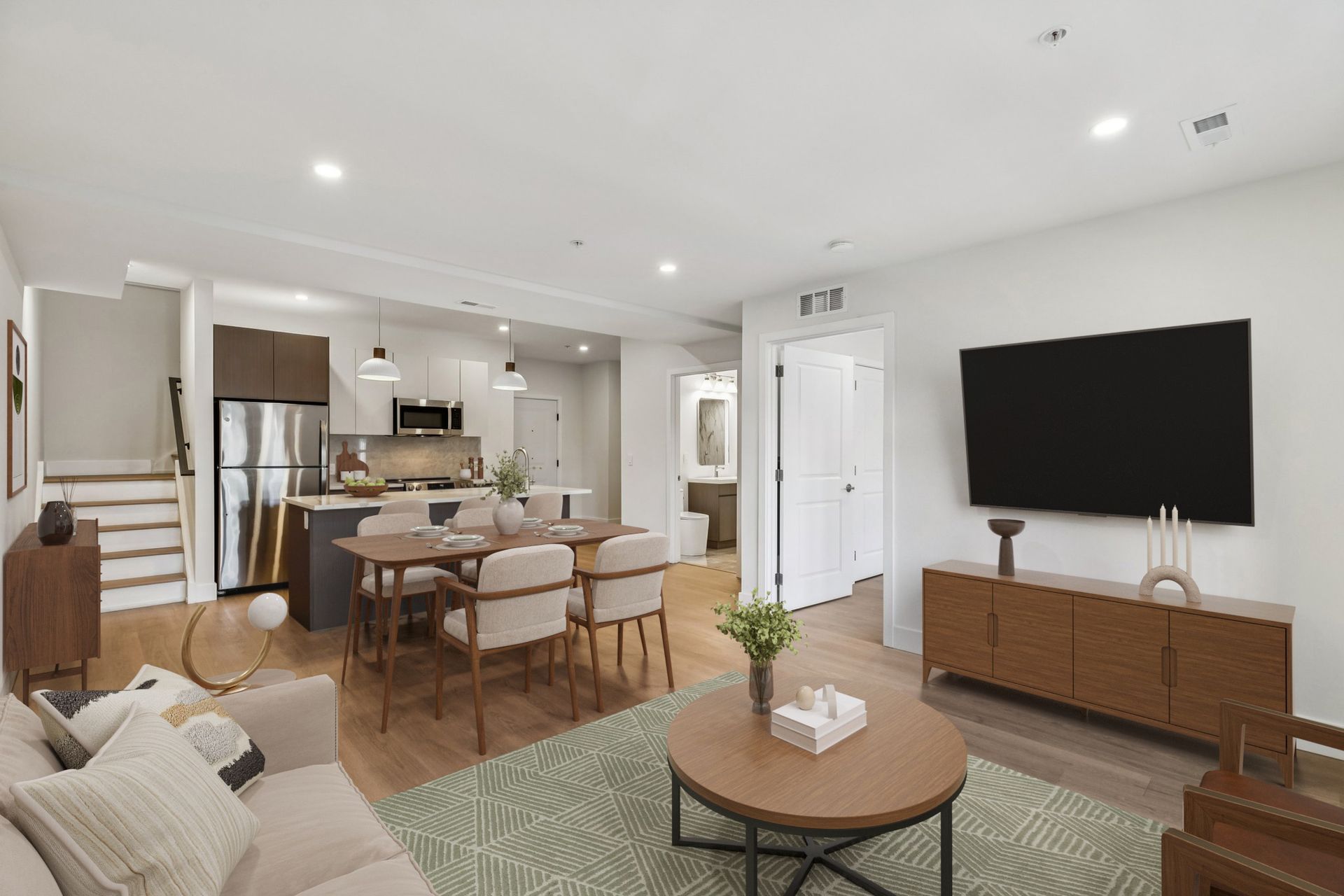 Penthouse Layout Living Area