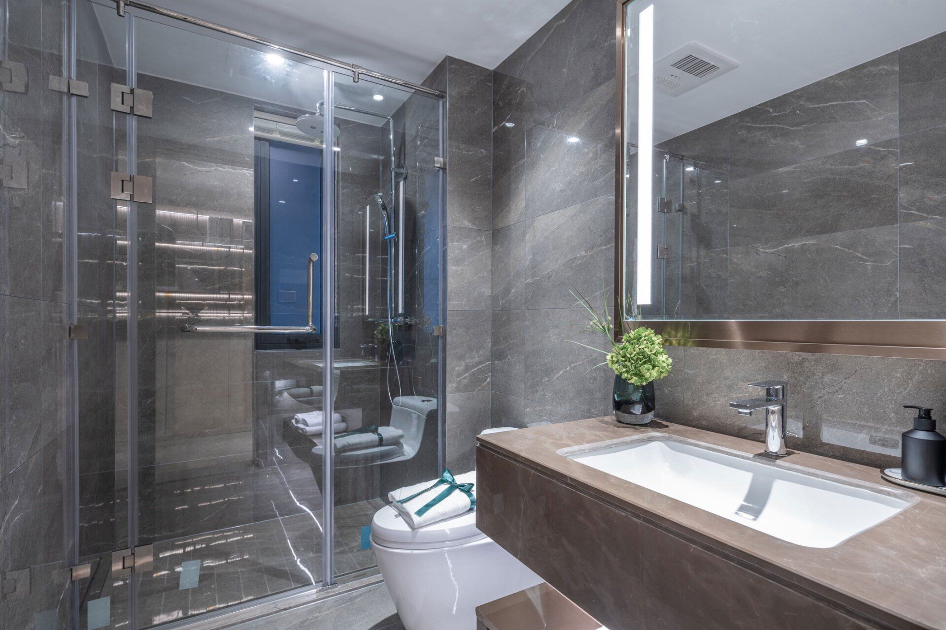 Bathroom Shower Door - Wiscasset Glass in the Mid-Coast Area, ME