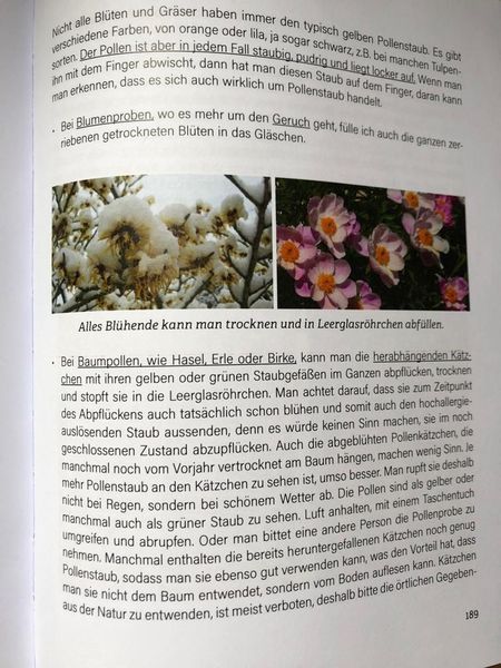 Auch Blüten kann man trocknen und damit eine Probe herstellen Blumenprobe zum kinesiologischen Test herstellen, Allergie auf Blumendüfte, Blumenduftallergie, Blüten trocknen, Blüten-Test-Set
