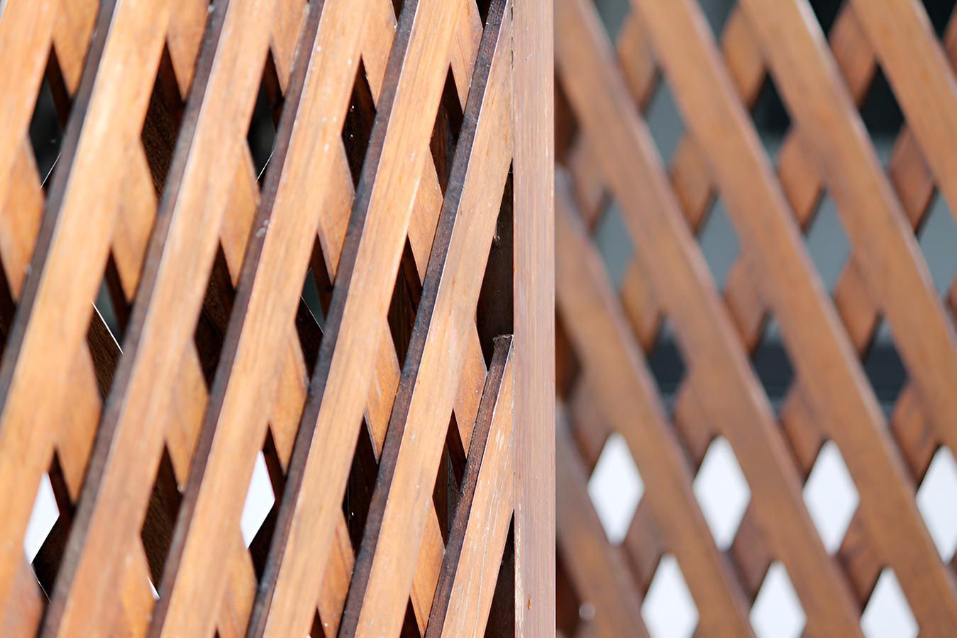 A Close Up of a Wooden Lattice Fence — 2 Deadly Timber & Lattice in Garbutt, QLD