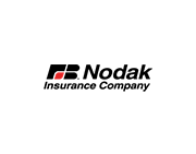Nodak Insurance Company logo: black and red stylized 