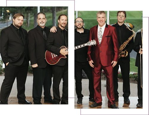 A group of men in suits and ties are posing for a picture.