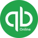 QuickBooks Online green logo with white “qb” letters