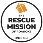 The logo for the rescue mission of roanoke since 1948.