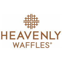 Logo for Heavenly Waffles.