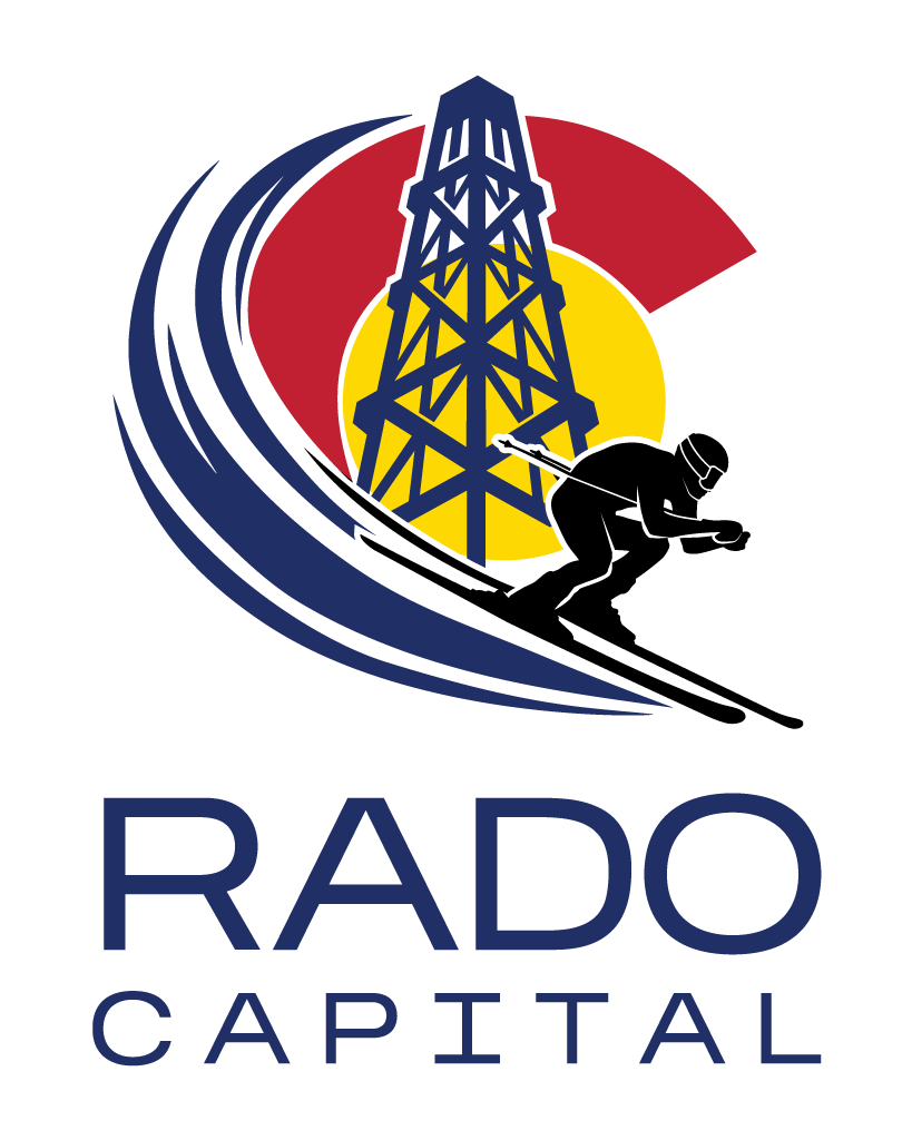 rado capital logo with blue oil rig on red/yellow/blue copy of