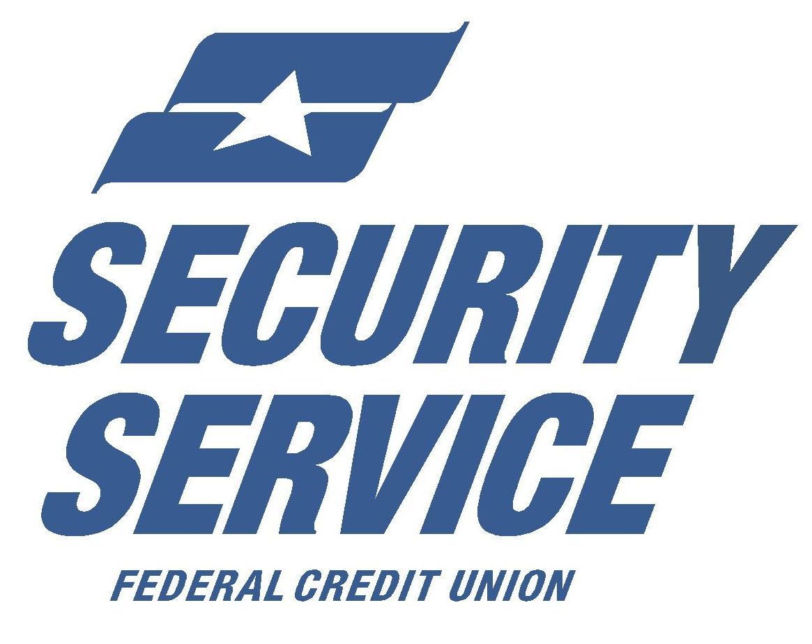 blue and white security service federal credit union logo