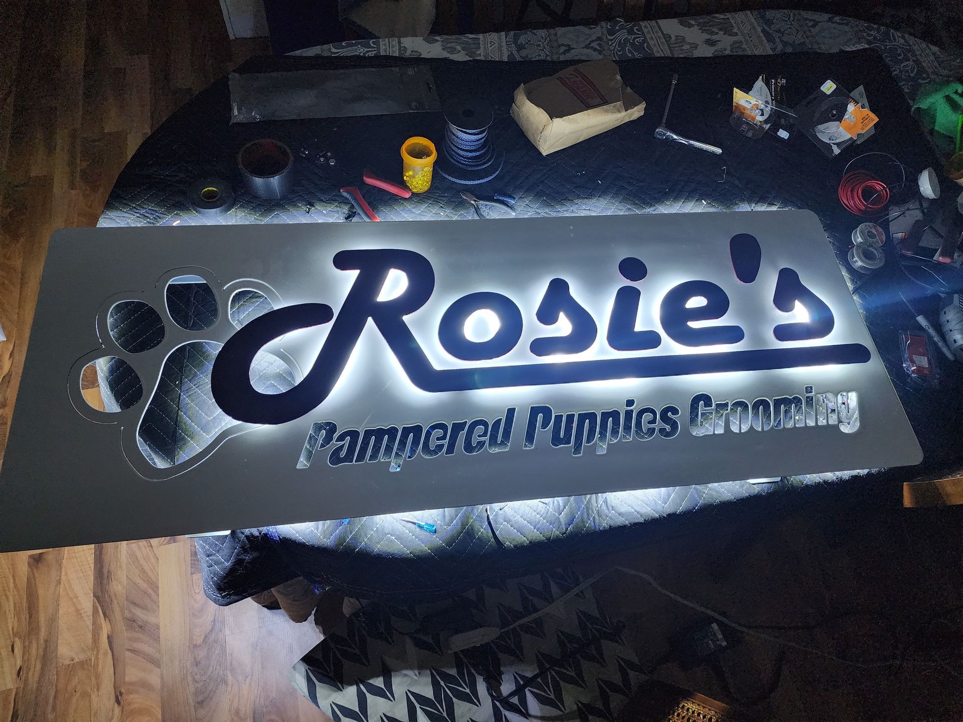 Illuminated sign for 