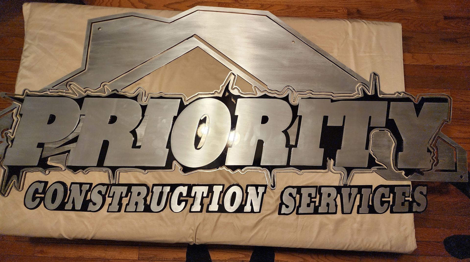 Metal sign for 