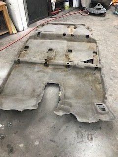 Image of very dirty car carpet