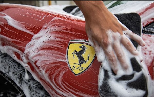 Image of car being detailed