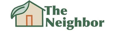 The Neighbor logo with a green house and leaf icon and dark green text