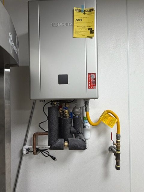 no hot water plumber near me
