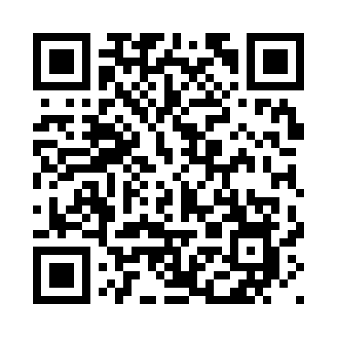 QR code: Black and white square containing a pattern of small squares.