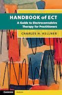 Handbook of ECT book cover with colorful abstract artwork and title text by Charles H. Kellner