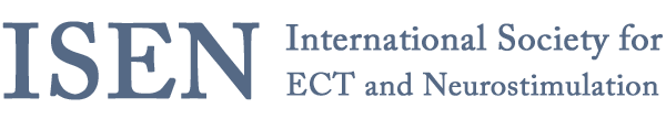 ISEN logo with text “International Society for ECT and Neurostimulation”