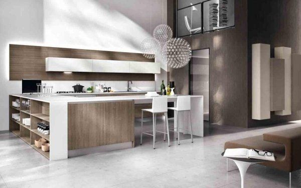 Cucina a parete