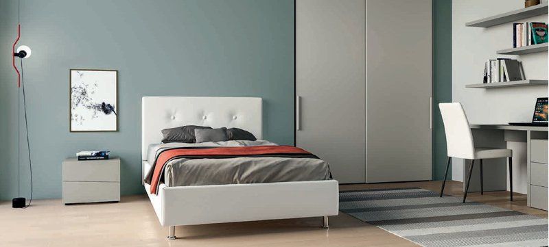 Letto bianco