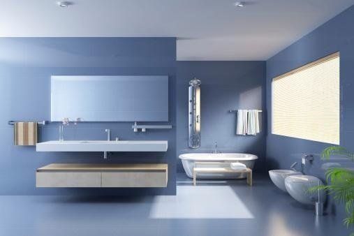 Bagno blu