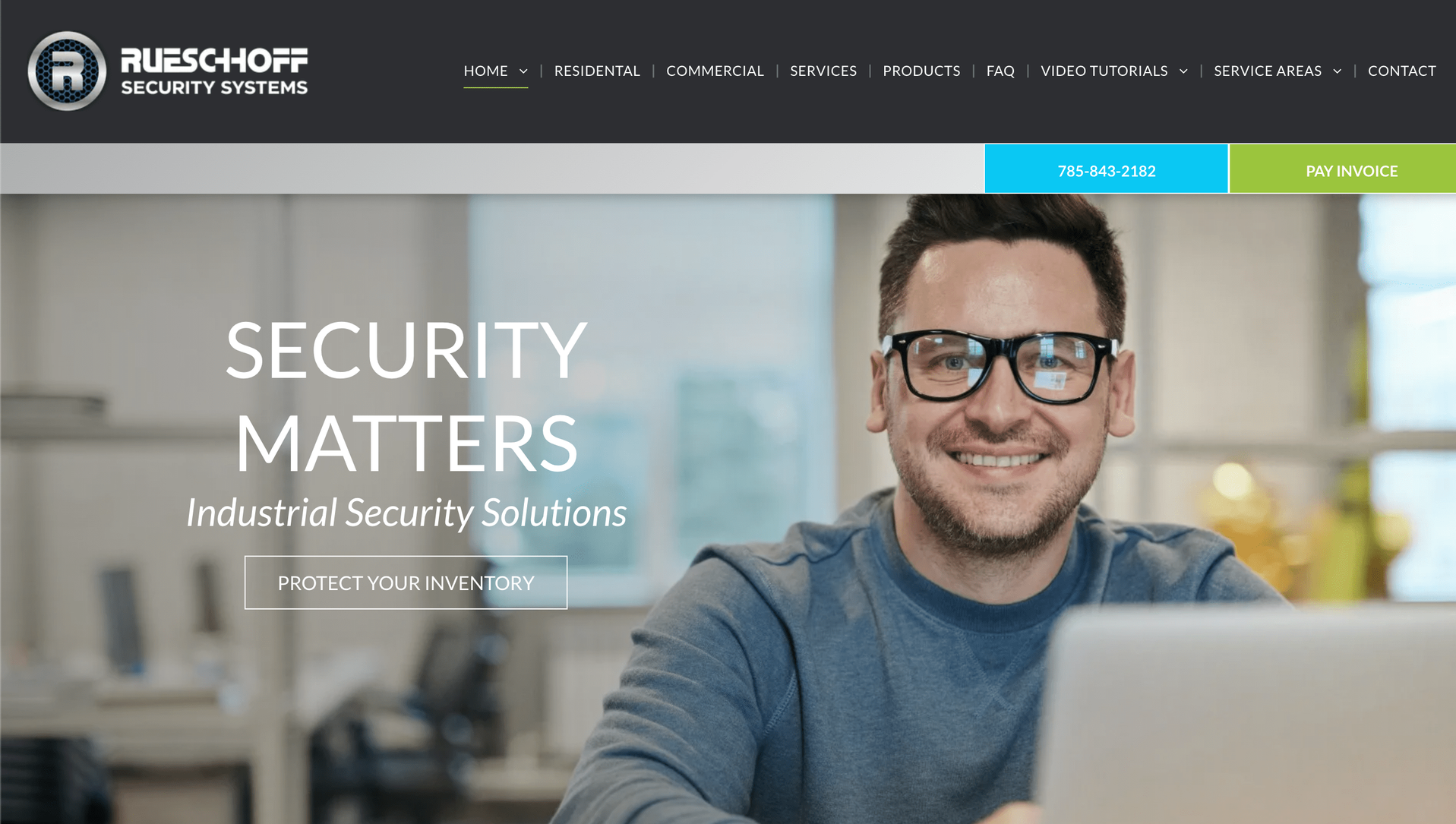 Rueschhoff Security Landing Page