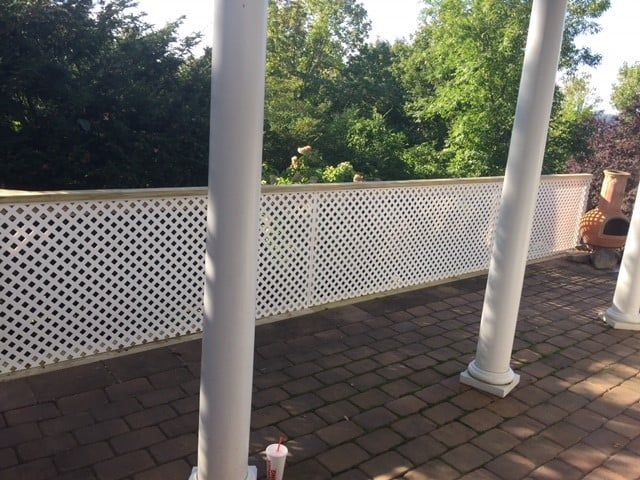 Fence in Garden — Waterbury, CT — Armend's Painting and Home Improvement