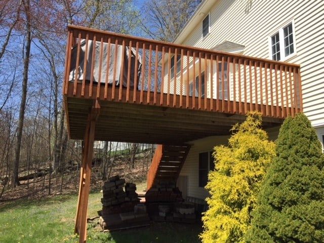 Installed Elevated Deck — Waterbury, CT — Armend's Painting and Home Improvement