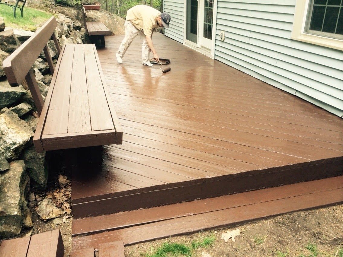 Painting a Small Deck — Waterbury, CT — Armend's Painting and Home Improvement
