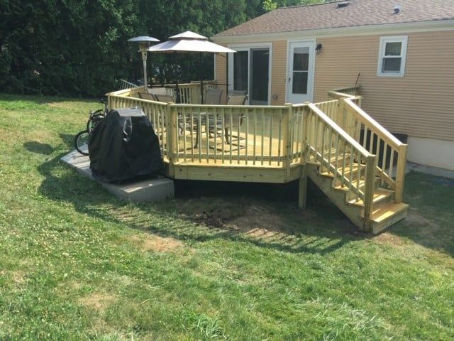 Minimal Deck Design — Waterbury, CT — Armend's Painting and Home Improvement