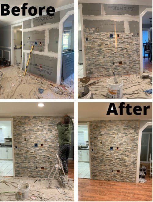 Before and After Room Remodeling — Waterbury, CT — Armend's Painting and Home Improvement