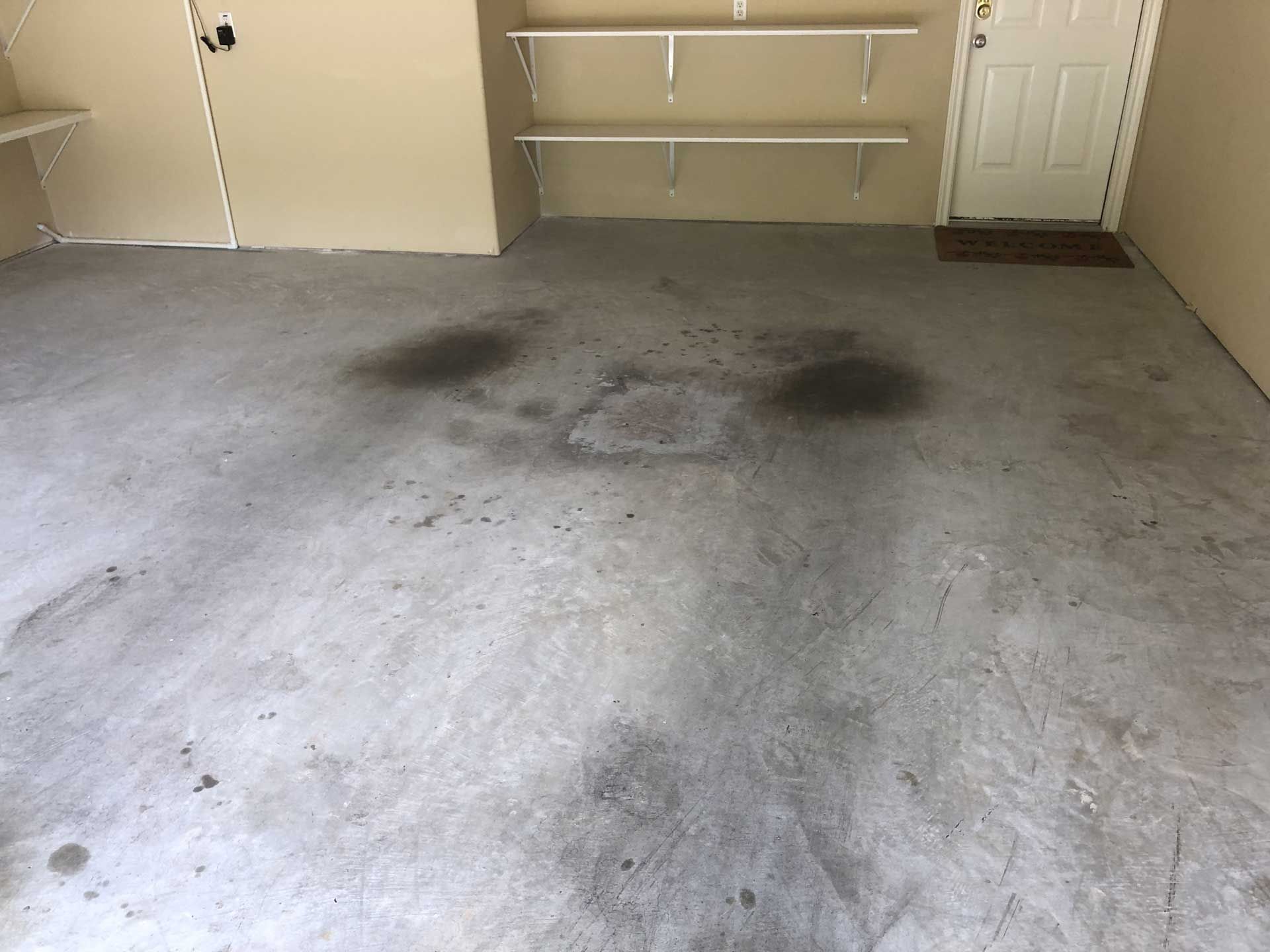 empty room after unwanted items and old furniture removal