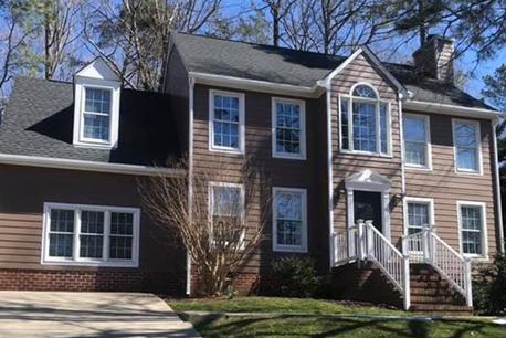 Big House with Gutter — Powhatan, VA — Tri -City Gutters