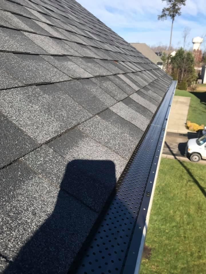 Adjusting Plastic Gutter Guards — Powhatan, VA — Tri -City Gutters