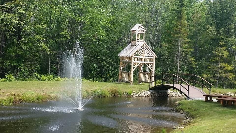 Fountain At The River — West Paris, ME — TL Barn
