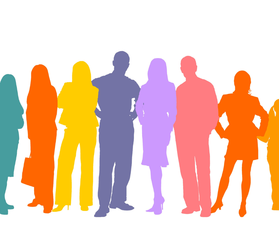 Buyer persona silhouettes graphic for blog