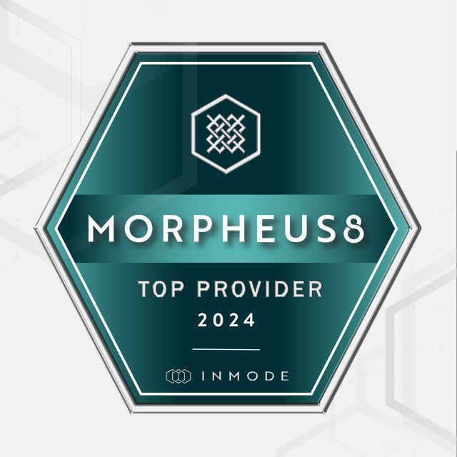 an award badge that says morpheus8 top provider 2023