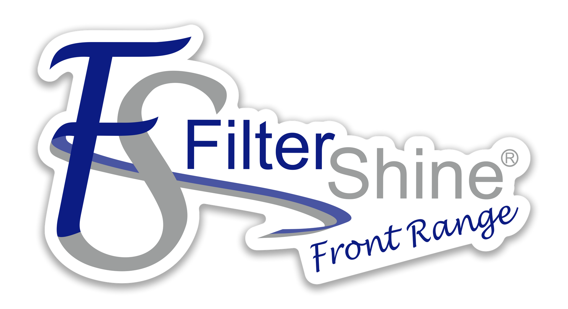Logo for FilterShine: a stylized