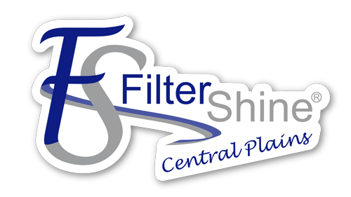 Logo for FilterShine Central Plains. The logo features an intertwined blue