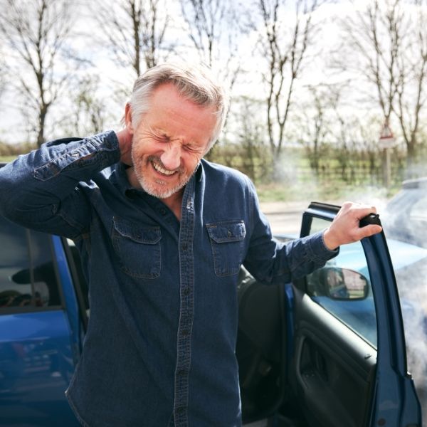 Car accident neck pain after an auto accident.