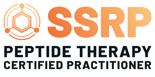 Badge for peptide therapy certification of restorative medicine to manage pain in Santa Rosa Beach 