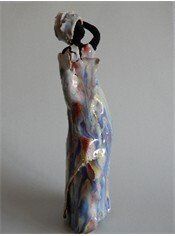 African Beauty - Keramiek Kunstwerk