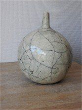 Raku Vaas Naturel - Keramische Vaas