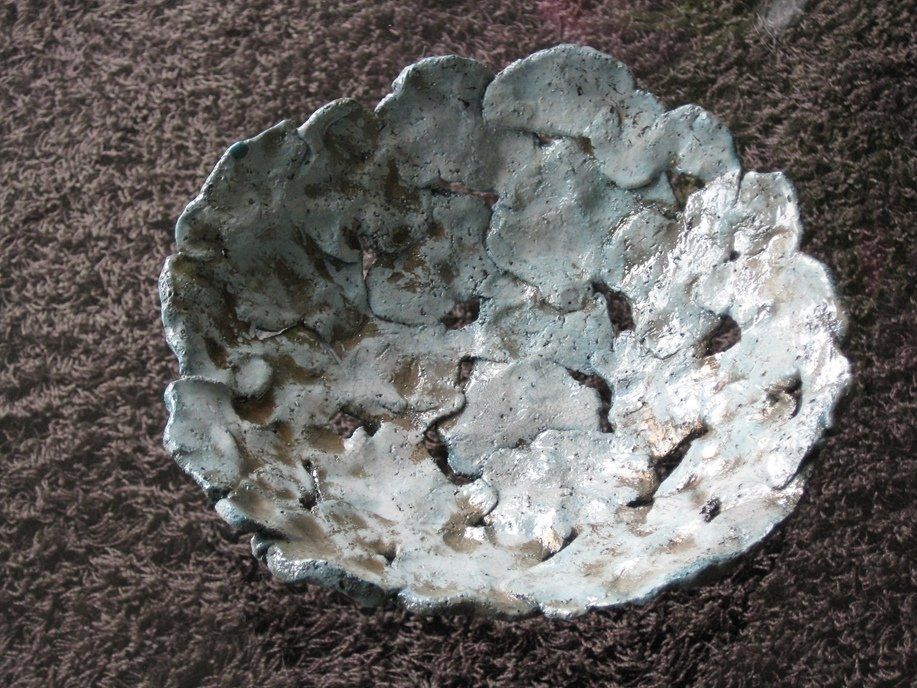 Licht Blauwe Schaal - Keramiek Schaal