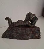 Petit Lecteur - Keramiek Beeld