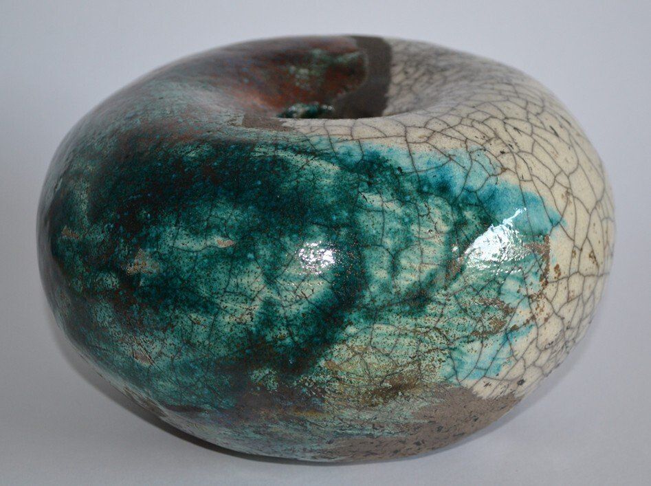 Raku Decoratieve Vaas - Keramieken Vaas