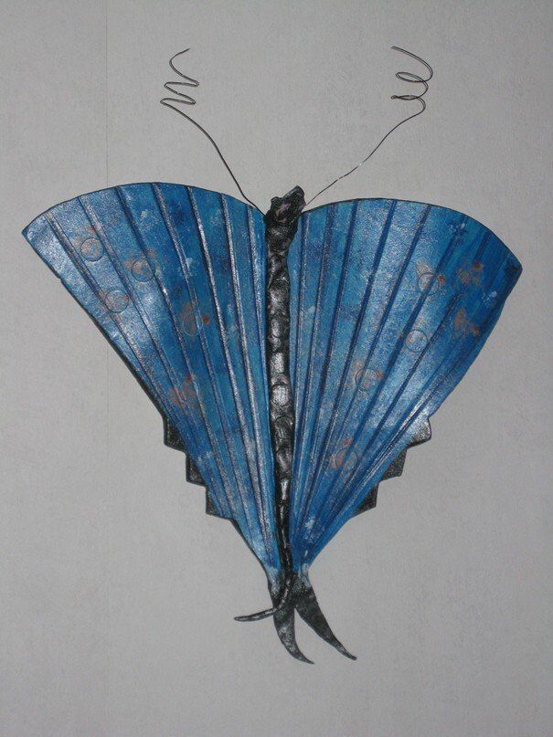 Papierkunst in Klei - Kunstwerk