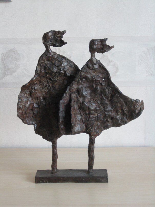 Vissersvrouwen - Bronzen Beeld