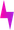 Magenta-to-purple lightning bolt icon on a white background