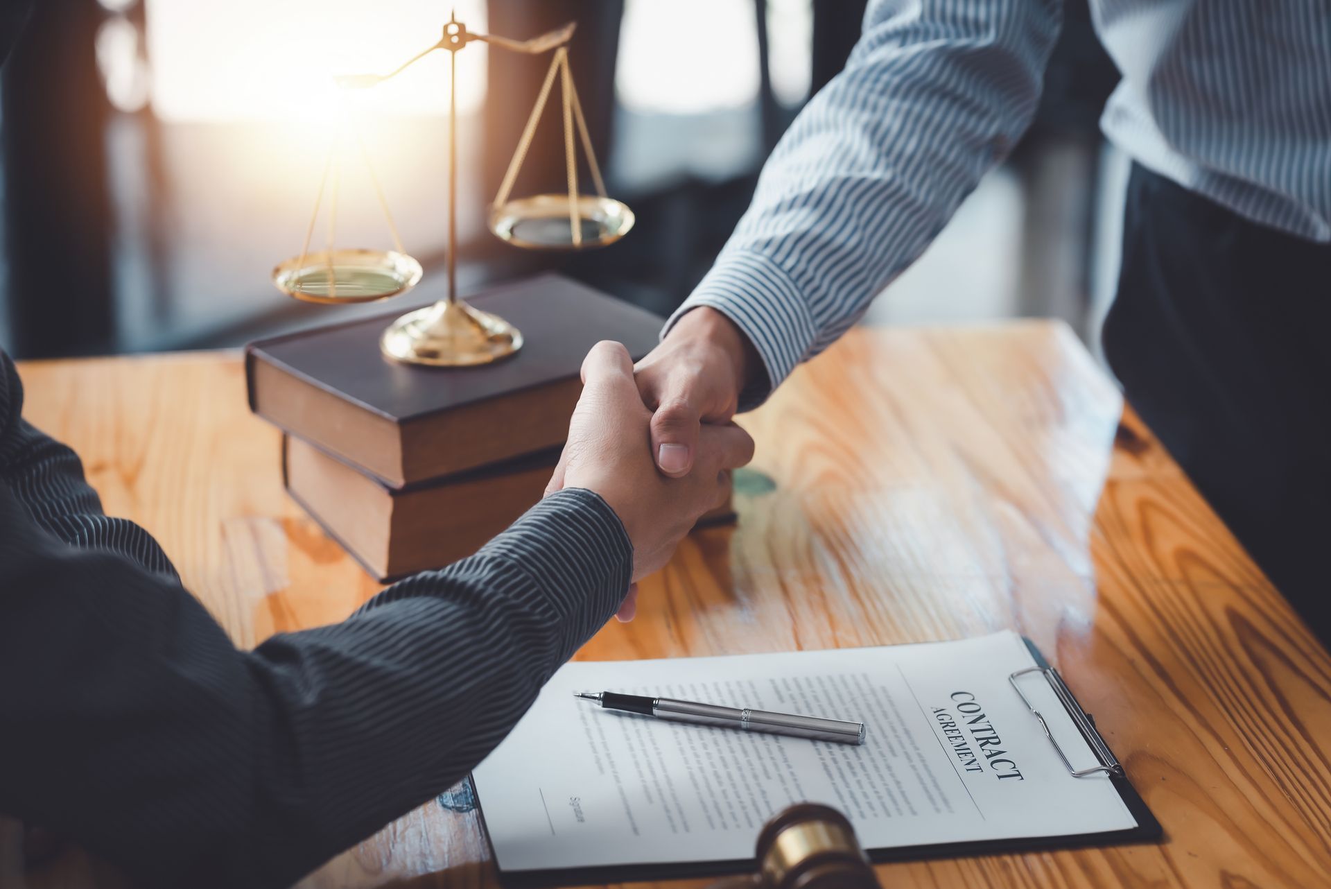 Businessman Shaking Hands Partner Lawyers | Bowral, NSW | KQ Lawyers
